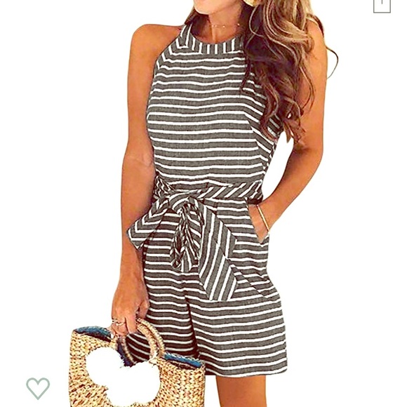 linen romper shorts